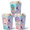 Big Dot of Happiness Mermaid Popcorn Boxes, Assorted Mermaids Birthday Party Favor Popcorn Treat Boxes - Set of 12